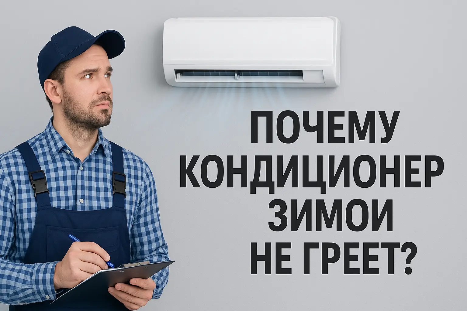 Почему кондиционер зимой не греет? Типичные ошибки, которые делают 90% владельцев